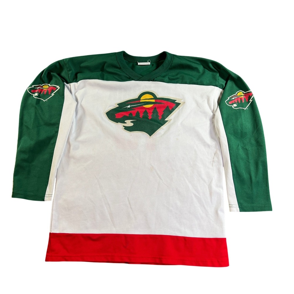 Minnesota Wild Marián Gaborik Hockey Jersey Youth XL White NHL Off The Bench
